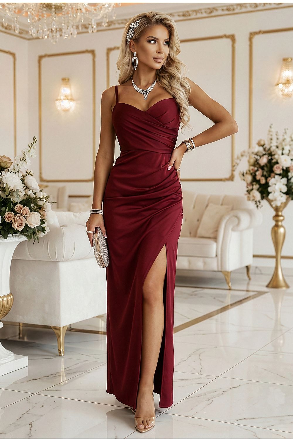  Dlouhé šaty  model 223666 Numoco 