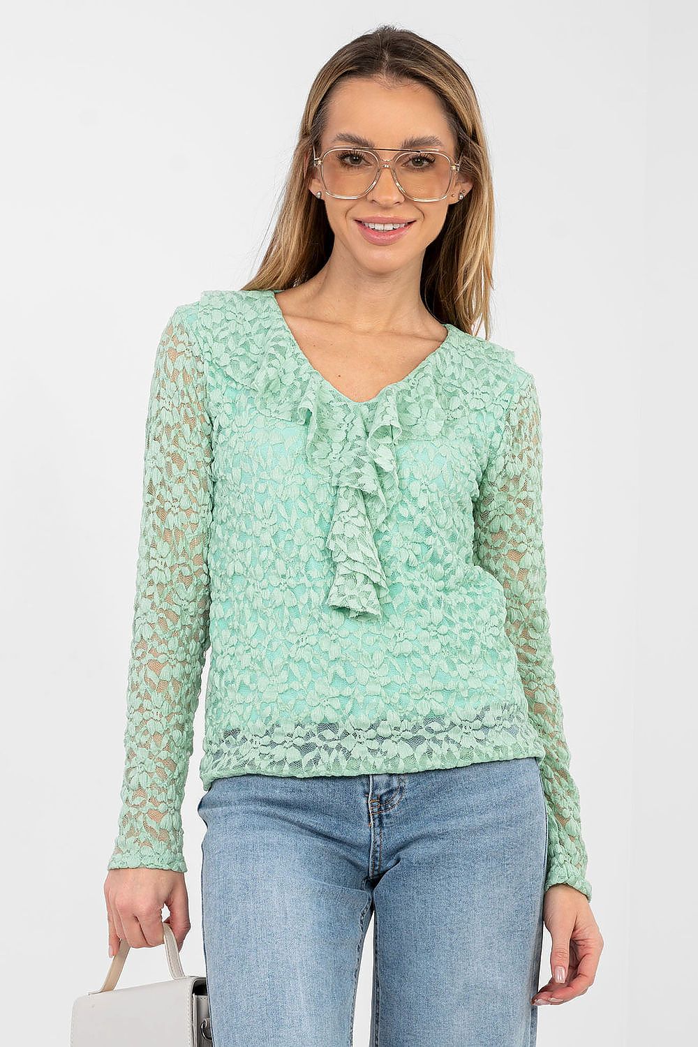  Hedvábná blůza model 223839 Rue Paris 