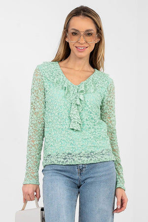  Hedvábná blůza model 223839 Rue Paris 