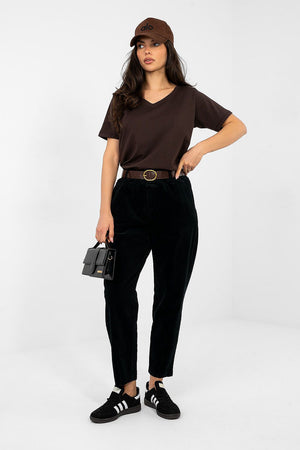  Kordové kalhoty model 224056 Italy Moda 