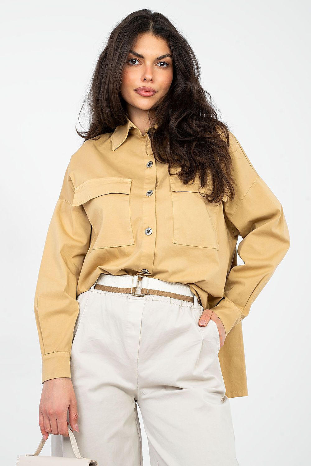  Košile s dlouhým rukávem  model 224200 Italy Moda 