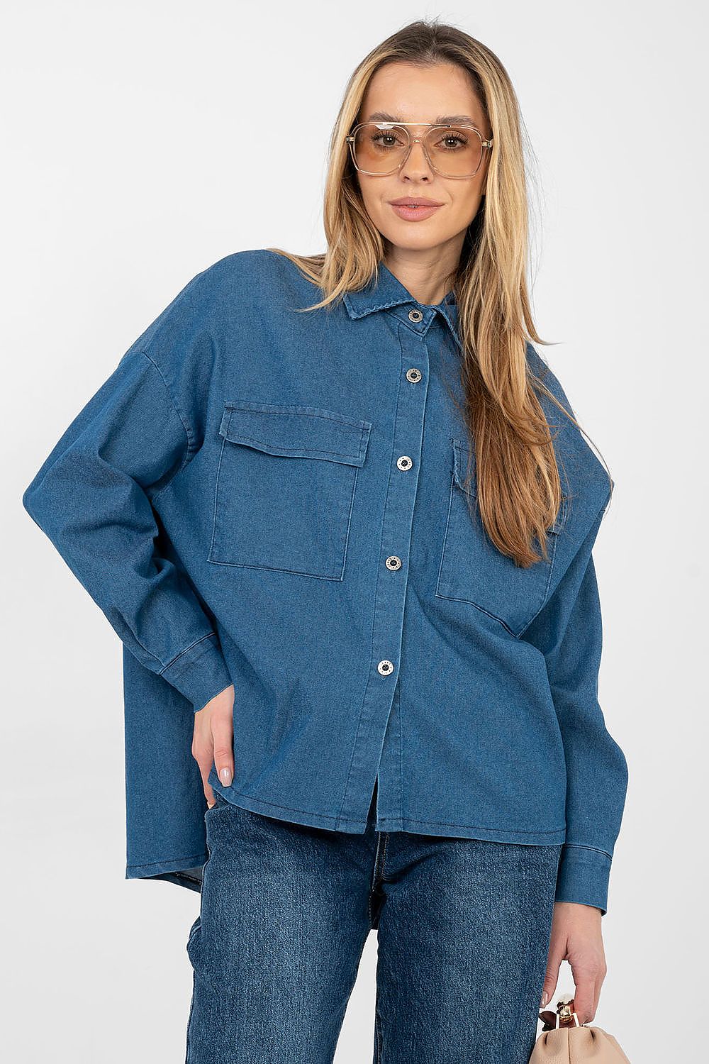  Košile s dlouhým rukávem  model 224204 Italy Moda 