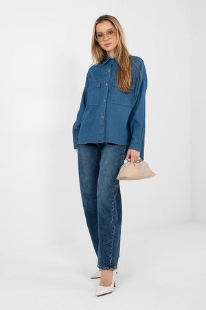  Košile s dlouhým rukávem  model 224204 Italy Moda 