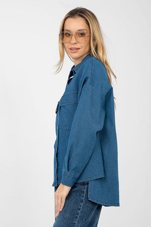  Košile s dlouhým rukávem  model 224204 Italy Moda 