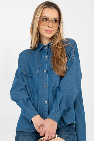  Košile s dlouhým rukávem  model 224204 Italy Moda 