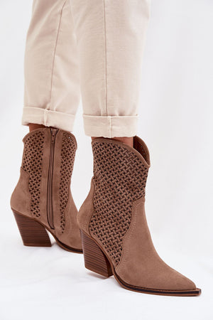  Boty na podpatku  model 224239 Step in style 