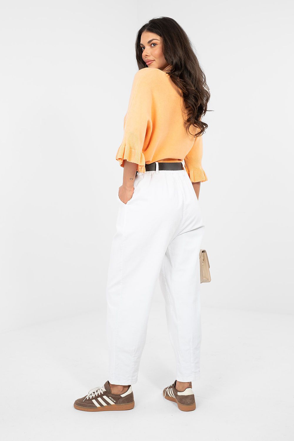  Kordové kalhoty model 224384 Italy Moda 
