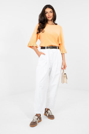  Kordové kalhoty model 224384 Italy Moda 