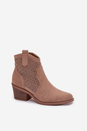  Boty na podpatku  model 224428 Step in style 