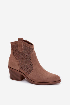  Boty na podpatku  model 224429 Step in style 