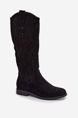  Ažurové kozačky  model 224440 Step in style 