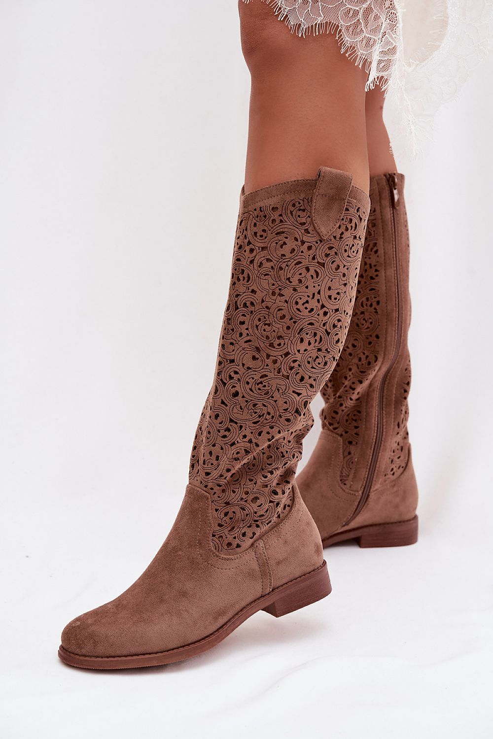  Ažurové kozačky  model 224442 Step in style 