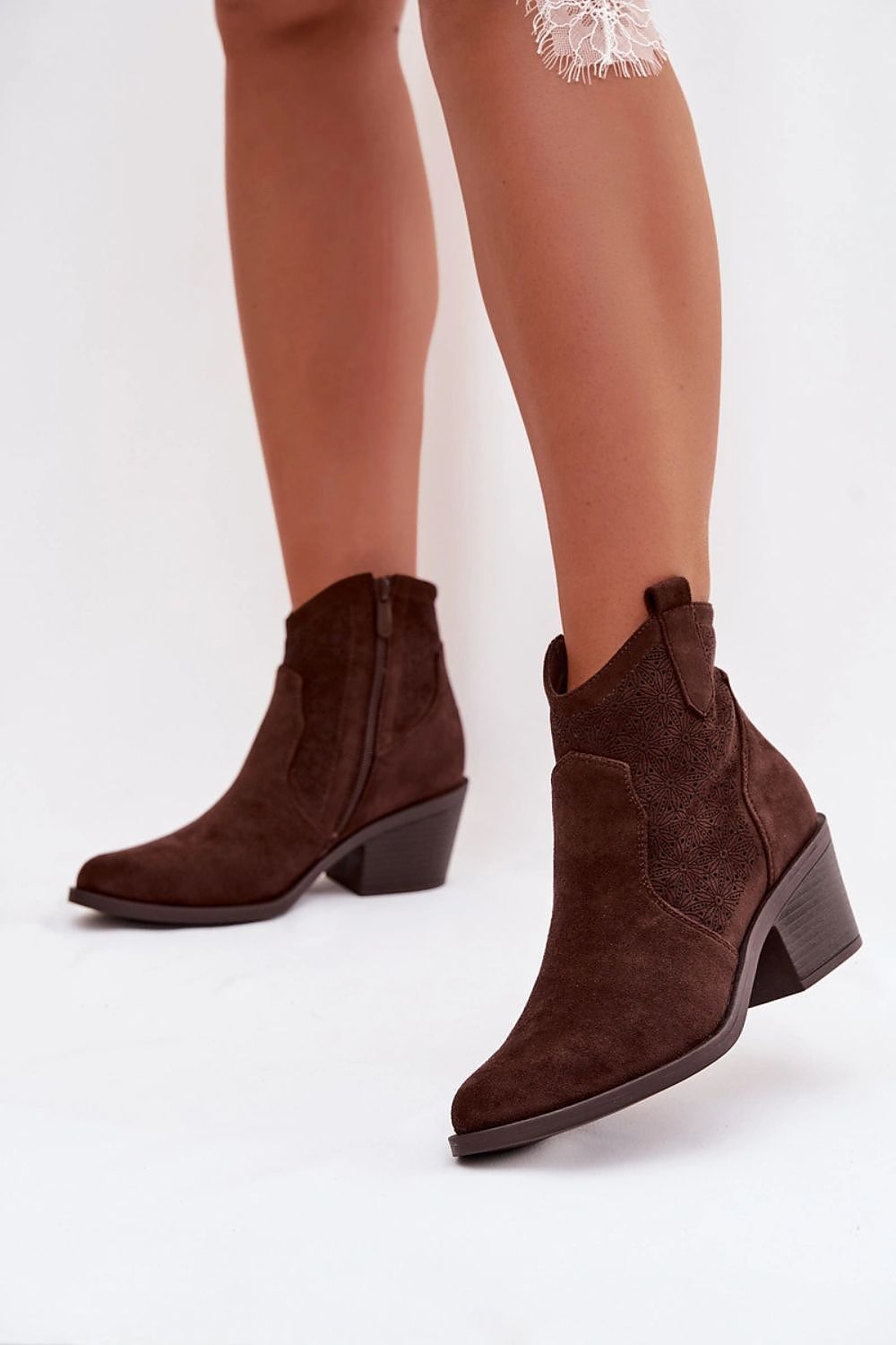 Boty na podpatku  model 224427 Step in style 