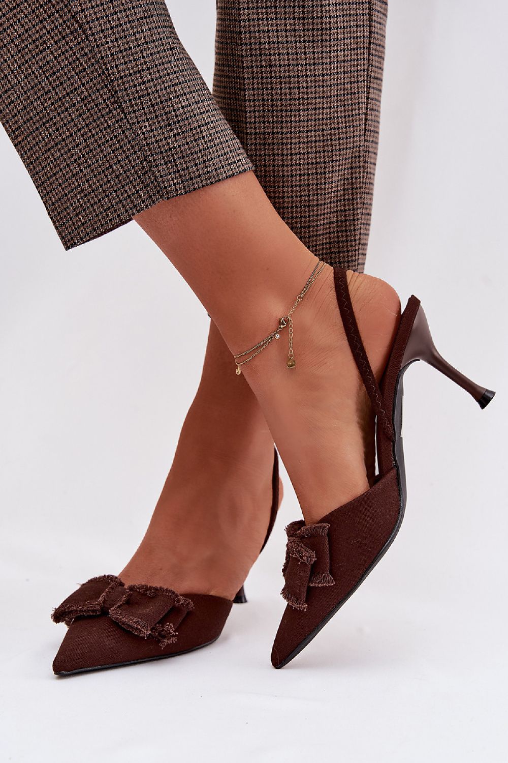  Sandály na podpatku  model 224468 Step in style 