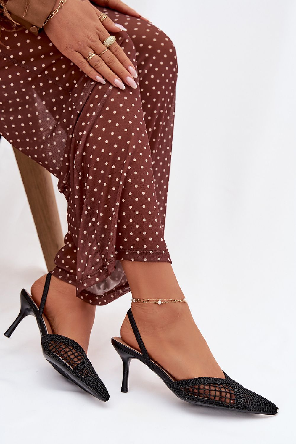  Sandály na podpatku  model 224493 Step in style 
