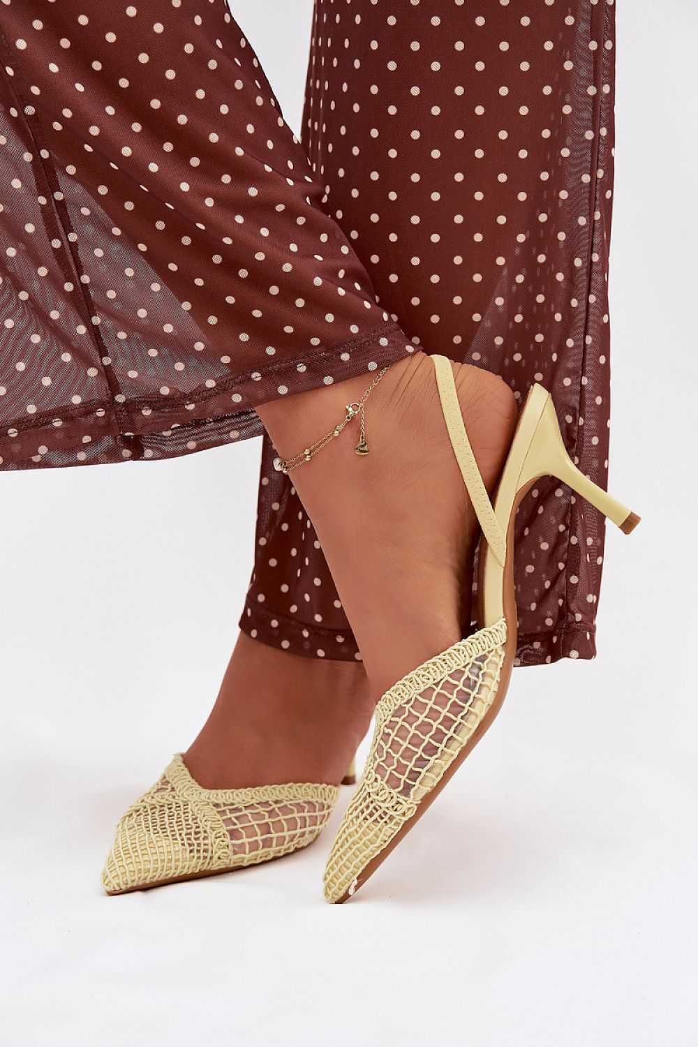  Sandály na podpatku  model 224495 Step in style 
