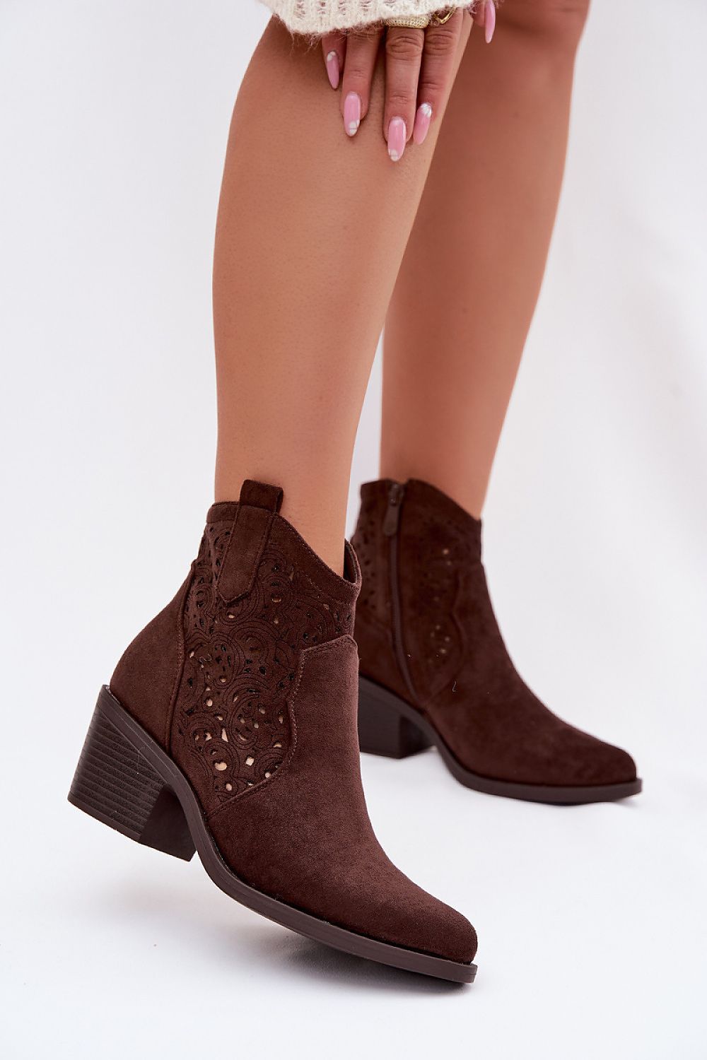  Boty na podpatku  model 224620 Step in style 