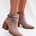  Boty na podpatku  model 224702 Step in style 