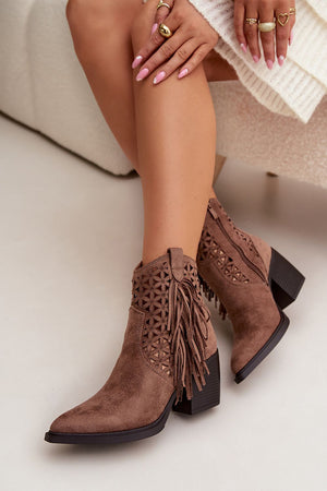  Boty na podpatku  model 224704 Step in style 