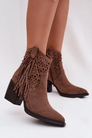  Boty na podpatku  model 224704 Step in style 