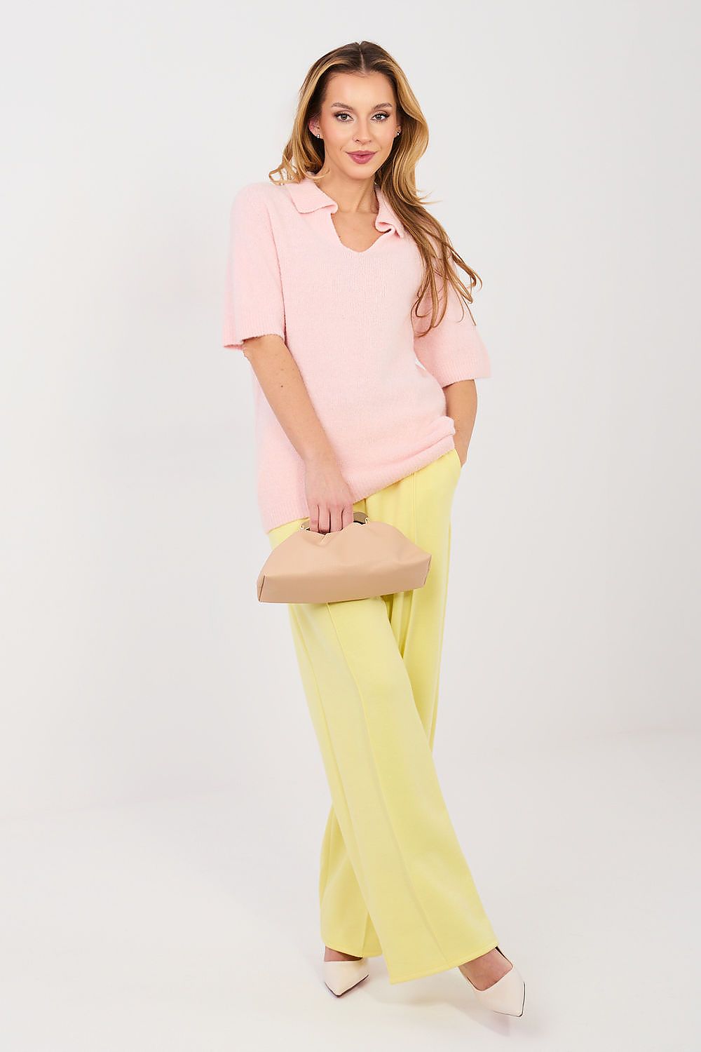 Svetr s krátkým rukávem  model 224866 Italy Moda 