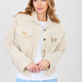  hřejivá kordová bunda model 224979 Rue Paris 