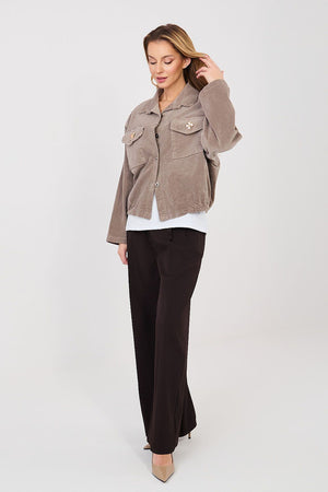  hřejivá kordová bunda model 224980 Rue Paris 