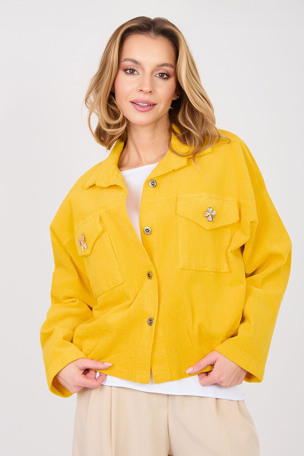  hřejivá kordová bunda model 224982 Rue Paris 