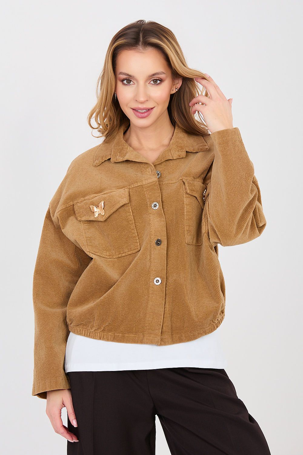  hřejivá kordová bunda model 224987 Rue Paris 