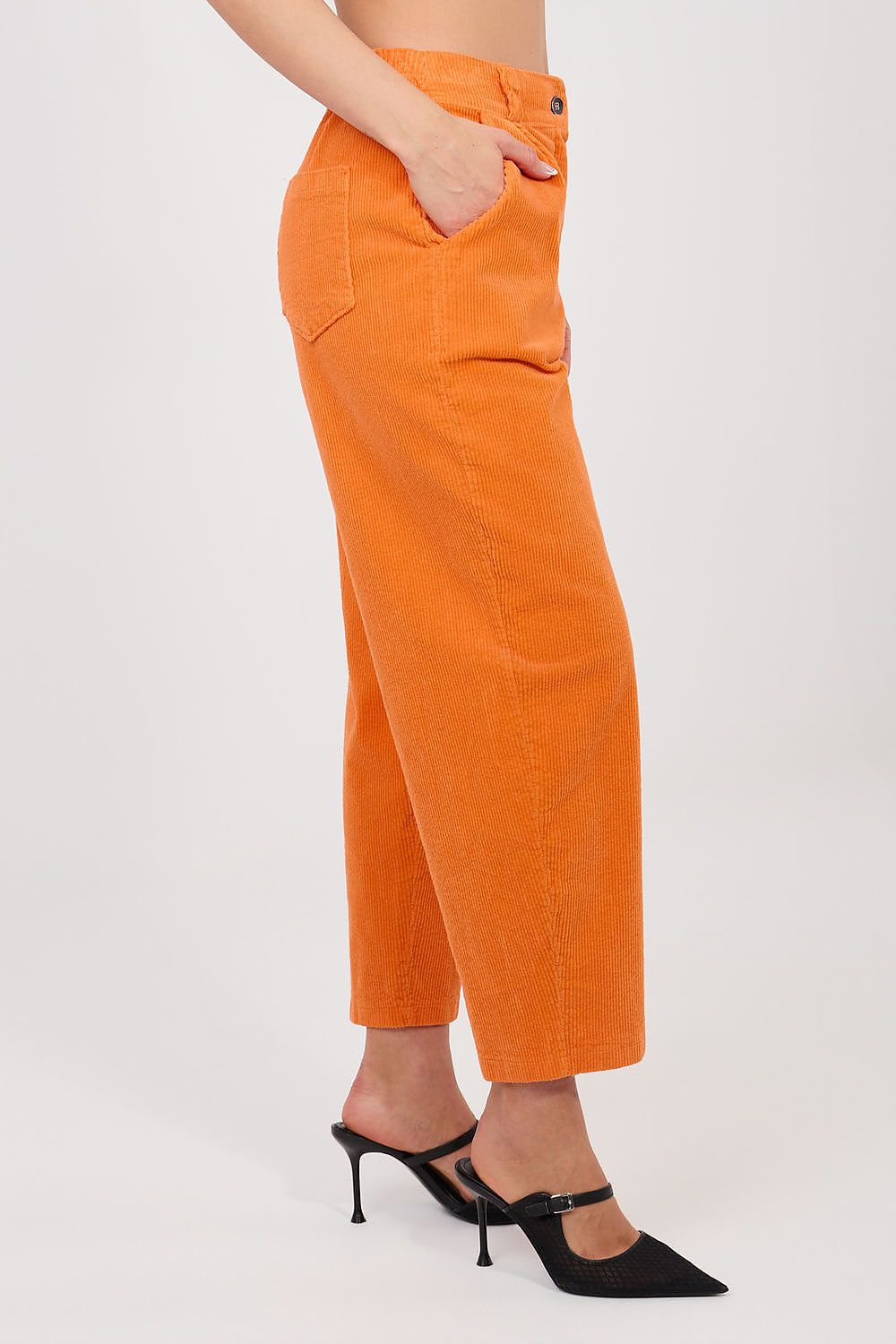  Kordové kalhoty model 225084 Rue Paris 