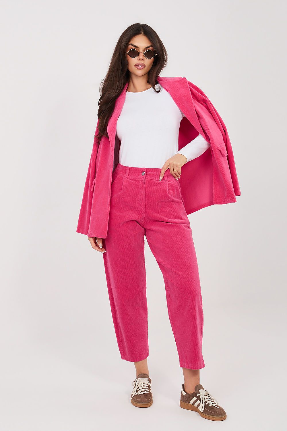  Kordové kalhoty model 225087 Rue Paris 
