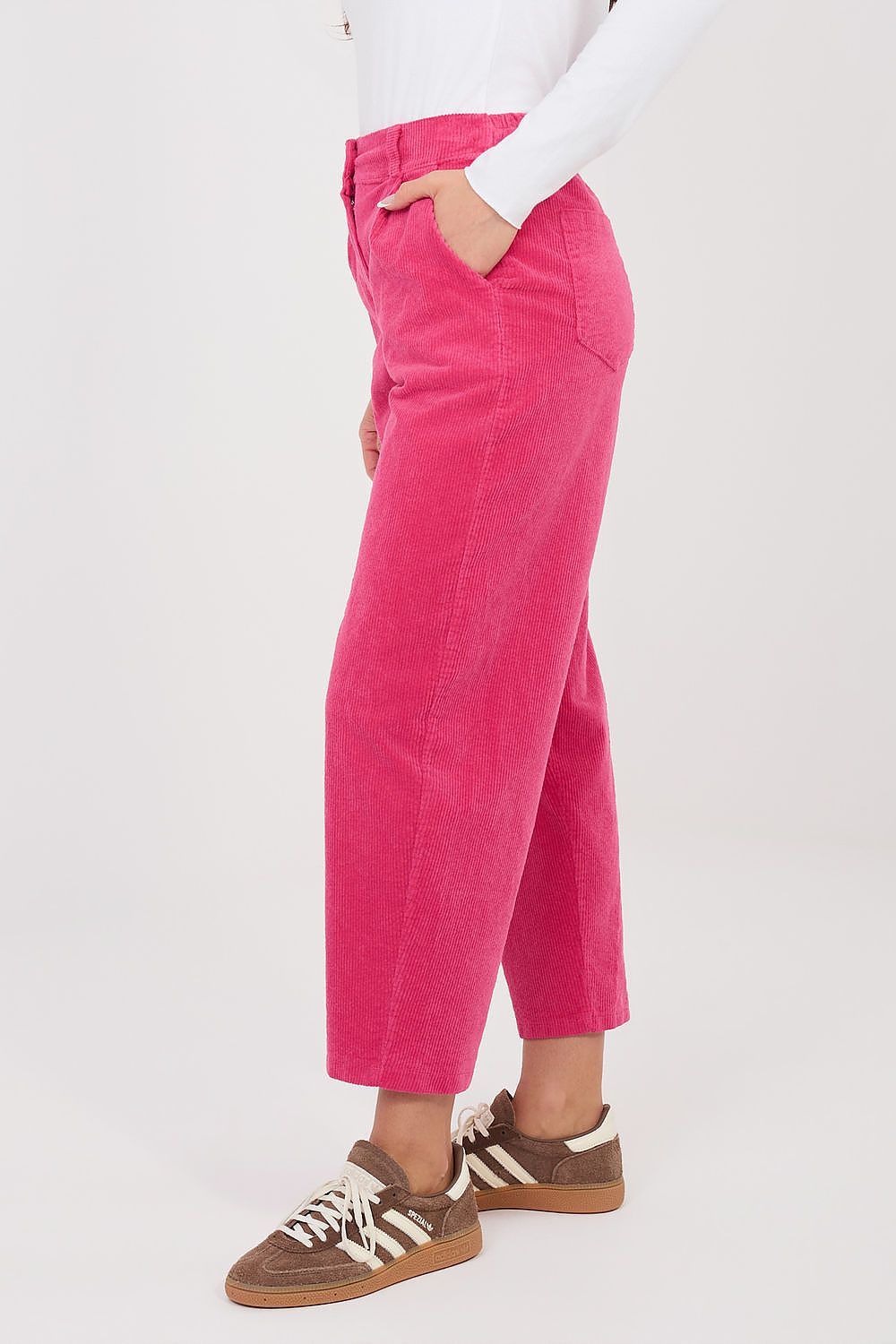  Kordové kalhoty model 225087 Rue Paris 
