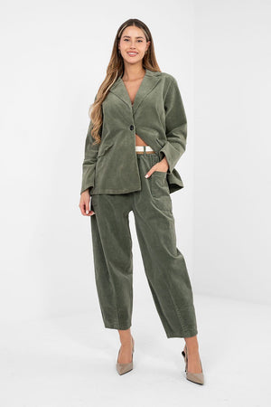  Kordové kalhoty model 225094 Rue Paris 