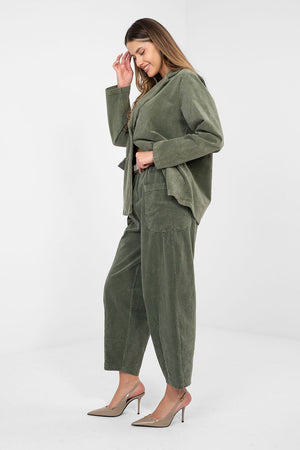  Kordové kalhoty model 225094 Rue Paris 