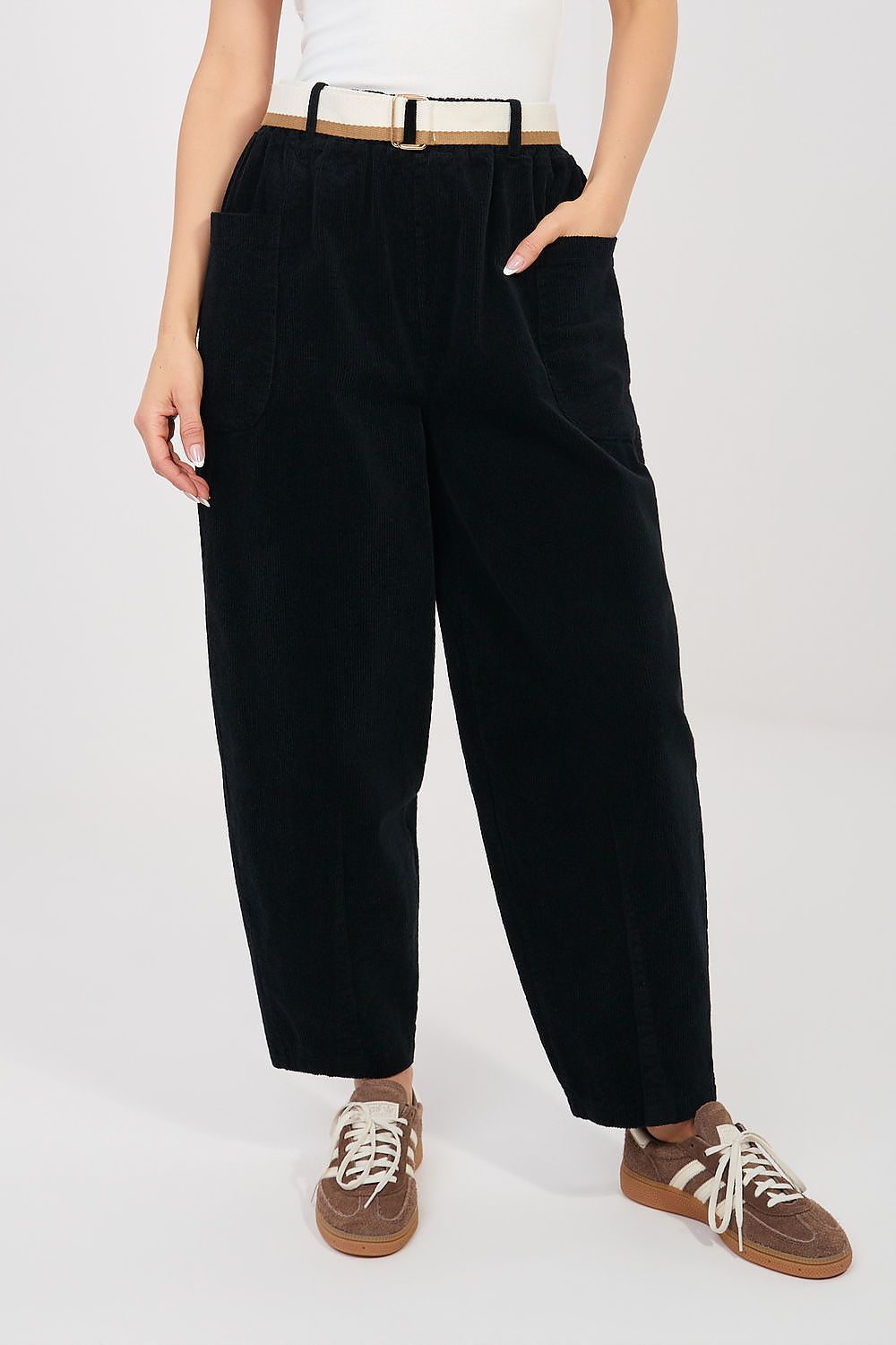  Kordové kalhoty model 225098 Rue Paris 
