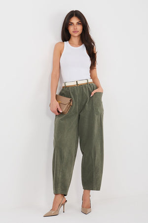  Kordové kalhoty model 225094 Rue Paris 