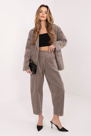  Kordové kalhoty model 225000 Rue Paris 