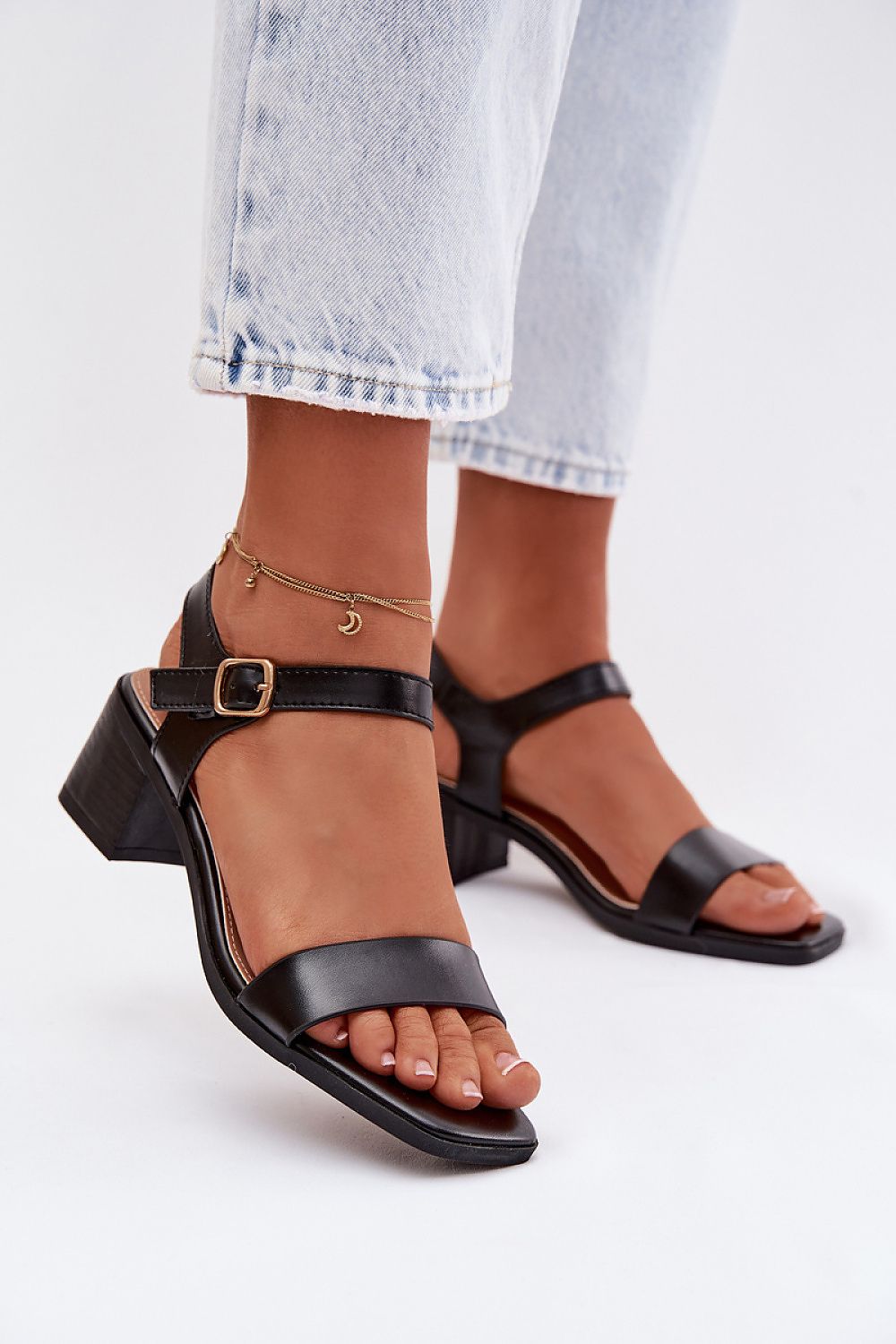  Sandály na podpatku  model 225113 Step in style 