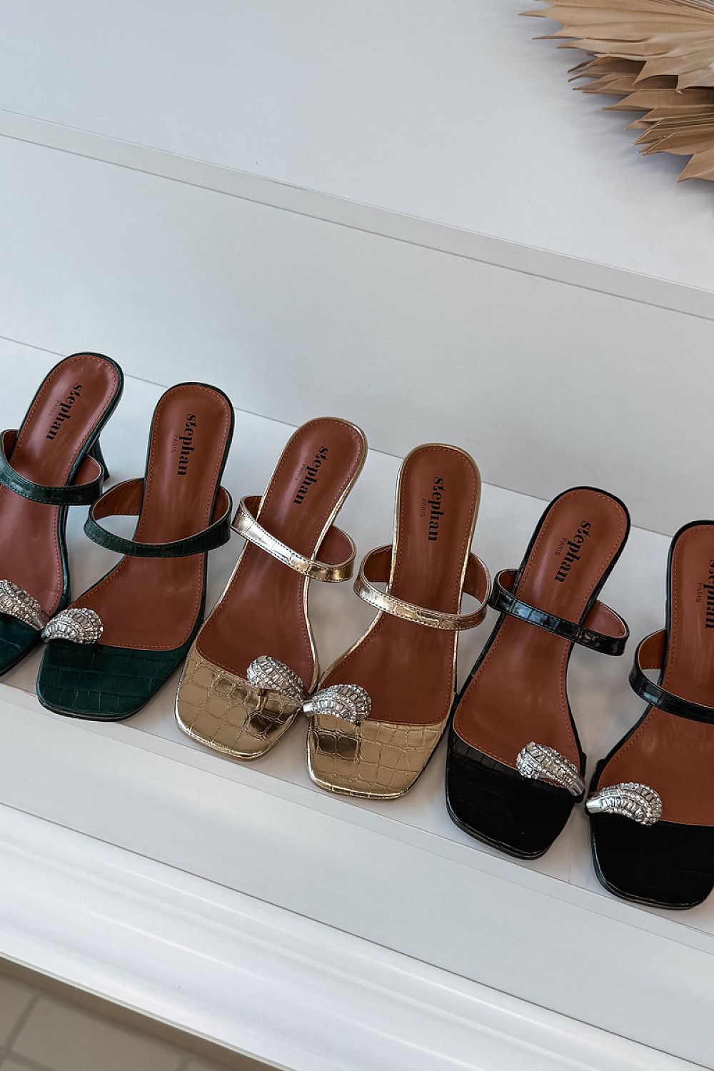  Klapky na podpatku model 225131 Step in style 