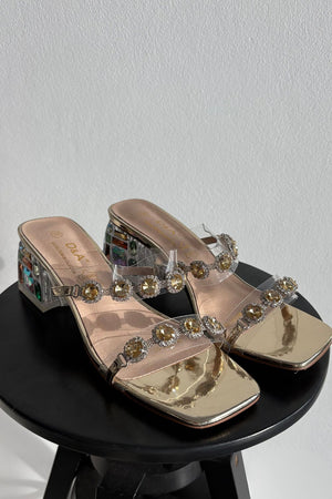  Klapky na podpatku model 225137 Step in style 