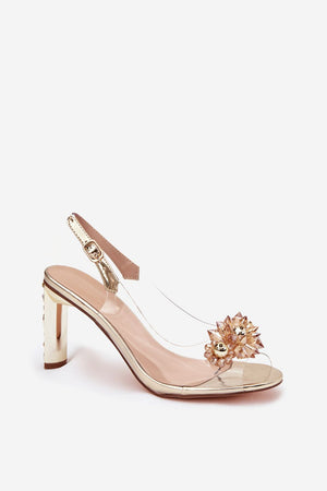  Sandály na podpatku  model 225140 Step in style 