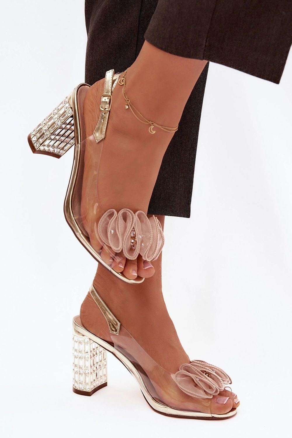  Sandály na podpatku  model 225147 Step in style 
