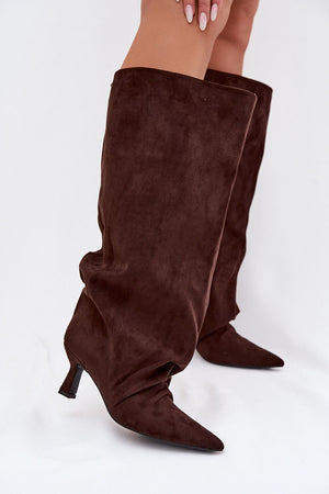  Kozačky na podpatku  model 225192 Step in style 