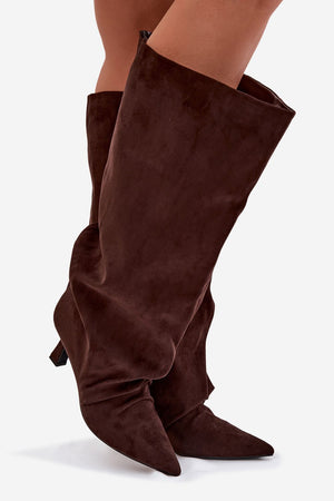  Kozačky na podpatku  model 225192 Step in style 