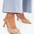  Sandály na podpatku  model 225205 Step in style 