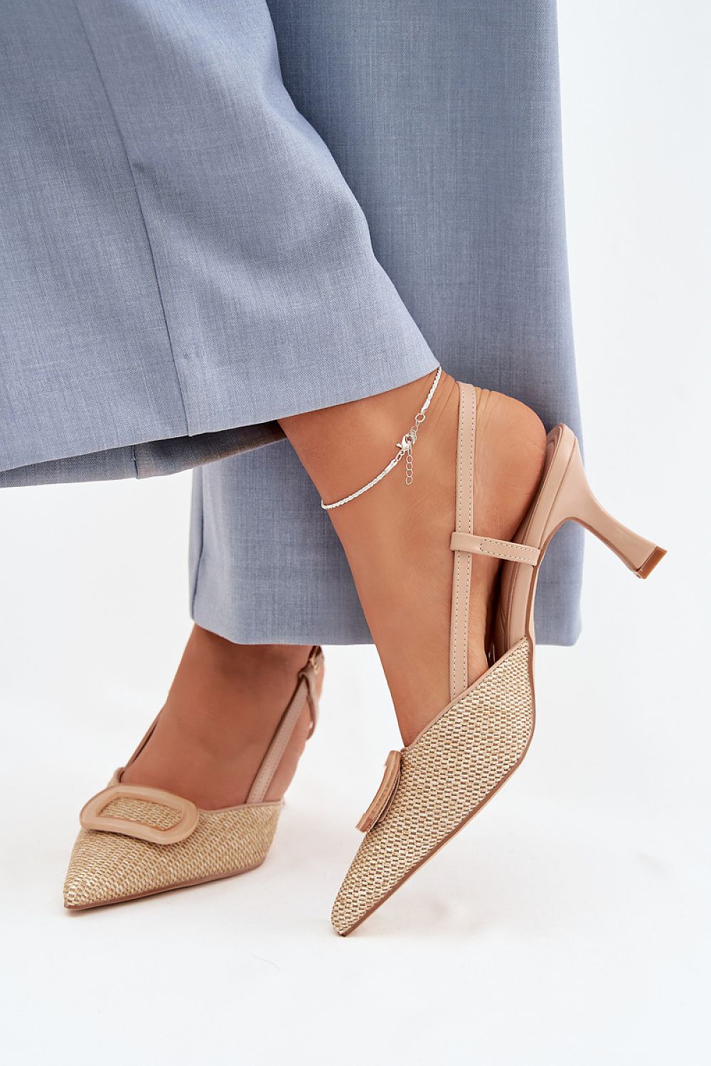  Sandály na podpatku  model 225205 Step in style 