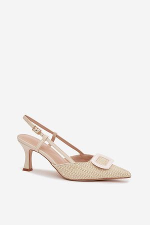  Sandály na podpatku  model 225207 Step in style 