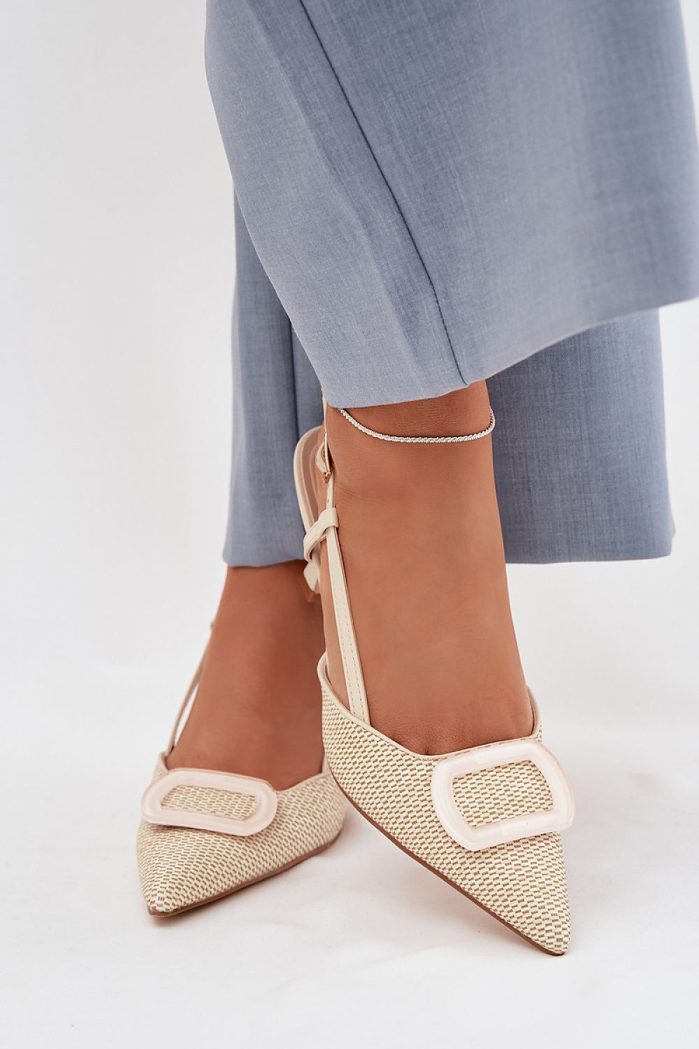  Sandály na podpatku  model 225207 Step in style 
