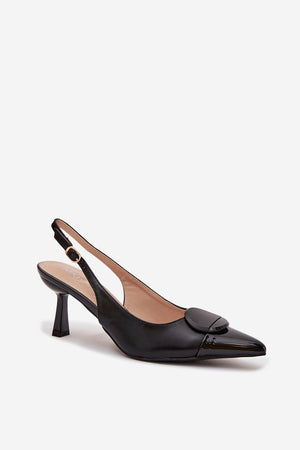  Sandály na podpatku  model 225217 Step in style 