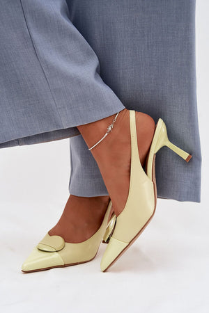  Sandály na podpatku  model 225218 Step in style 